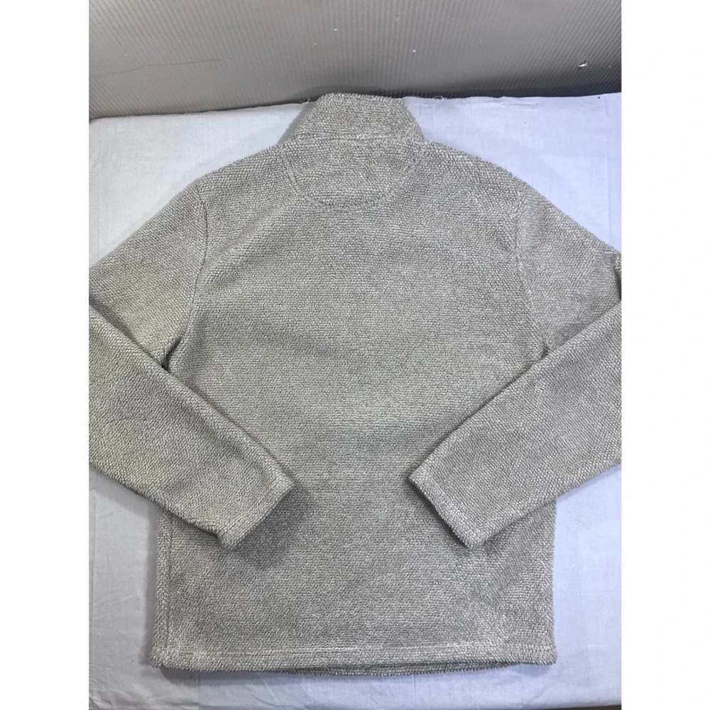 Telluride Clothing Co Mens Medium Tan‎ Sherpa Fleece 1/4 Zip Pullover Jacket